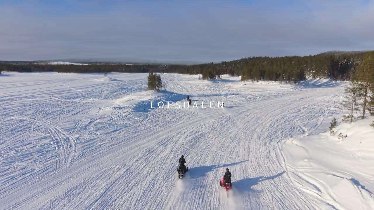 Skoter på Lofssjön Lofsdalen 2026-02-05