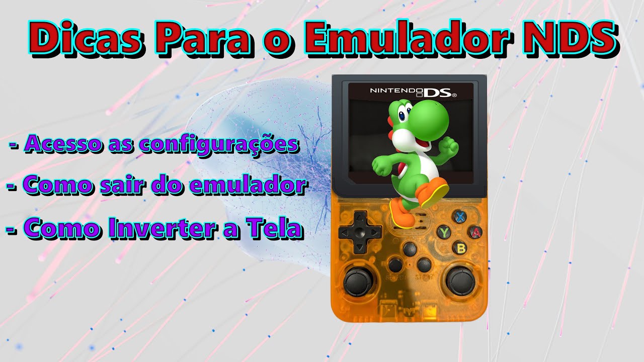 R36s- Nintendo Ds Dicas -Acesso as configurações como sair do emulador e Inverter a Tela