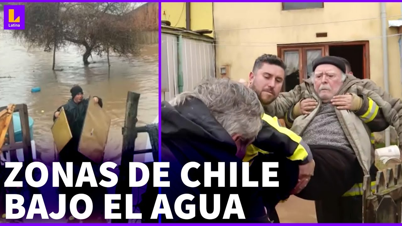 Chile en alerta por inundaciones: Varias localidades del país se encuentran bajo el agua