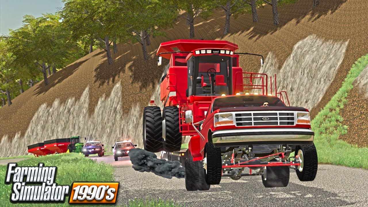 OVERLOADED AND RUNNING (FORD POWER HOOPING) 90s ERA | FARMING SIMULATOR 19