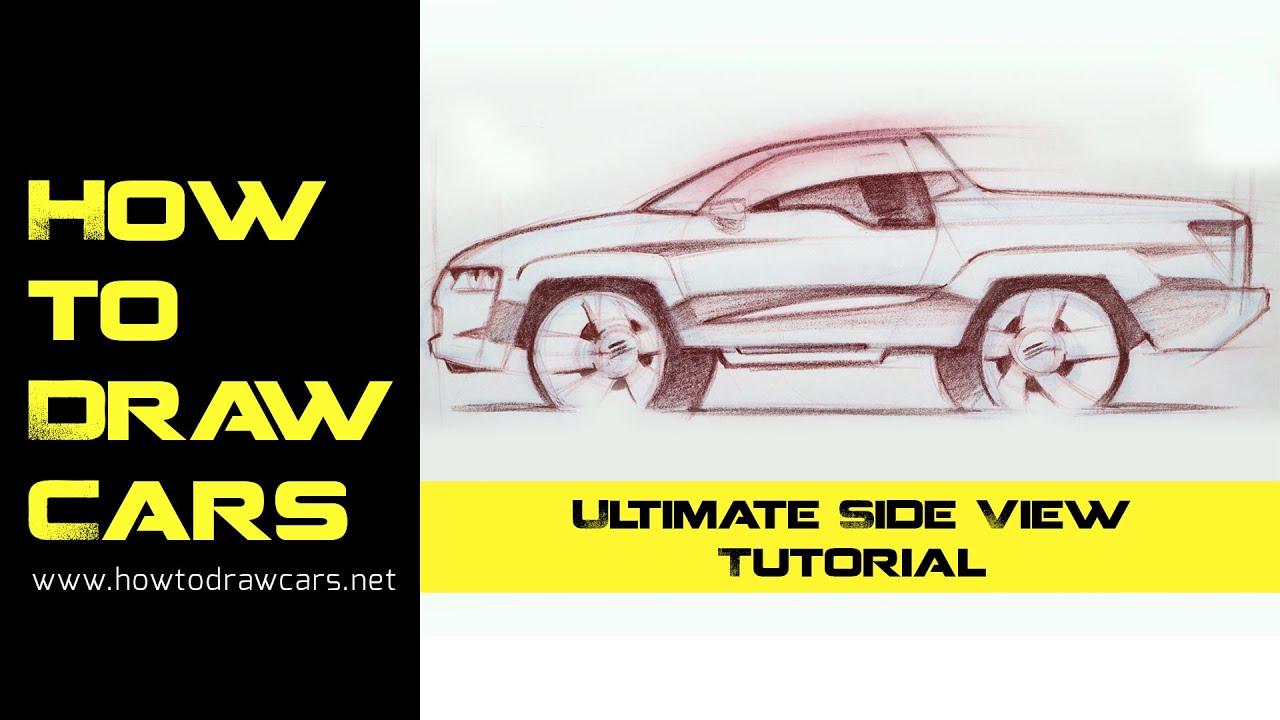 Car Design Drawings - Secrets to a Better Side View Drawing