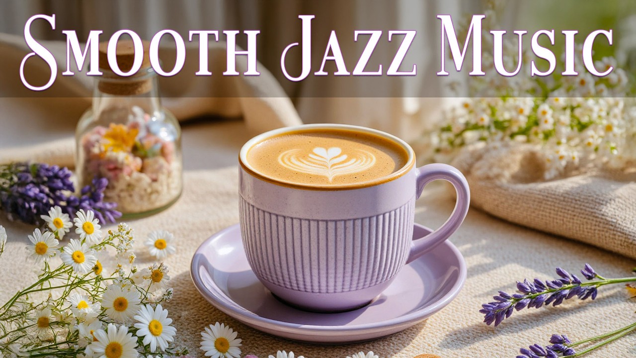 Smooth Jazz Music ☕ Gentle Coffee Morning and Positive Bossa Nova Background Music for Relaxing