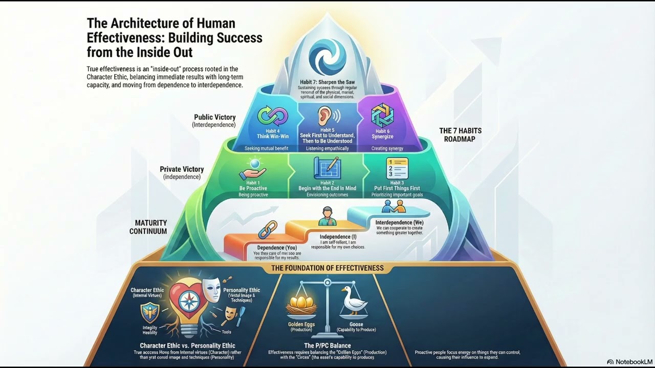 Transform Your Life: The 7 Habits of Highly Effective People |  Stephen Covey