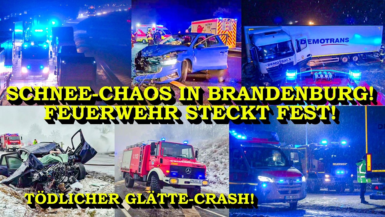 +++ FEUERWEHR STECKT IN RETTUNGSGASSE FEST +++ SCHNEE-CHAOS | TÖDLICHER CRASH | LKW IN FLAMMEN