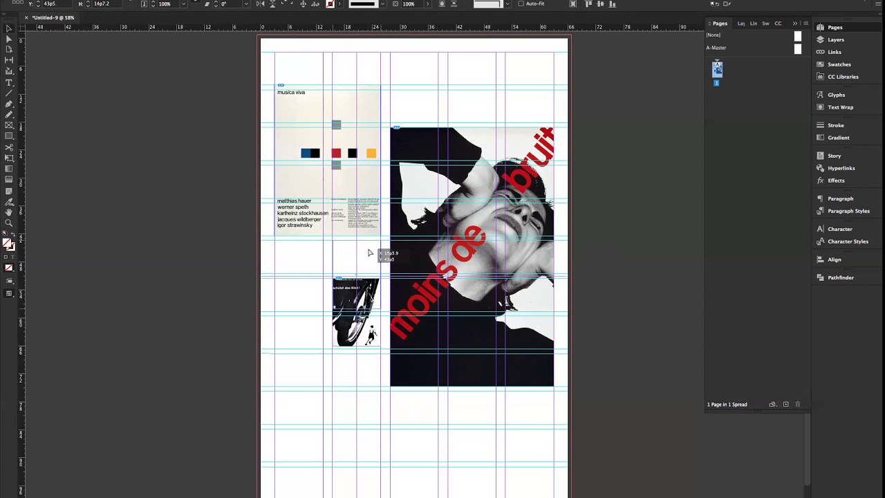 ART140 Poster Design in InDesign
