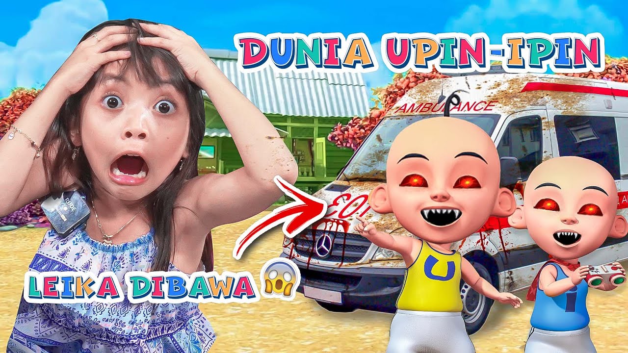 24 JAM LEIKA DI DUNIA UPIN IPIN 😱 KOMPILASI VLOG 1 JAM LEIKA DIBAWA AMBULANCE UPIN IPIN