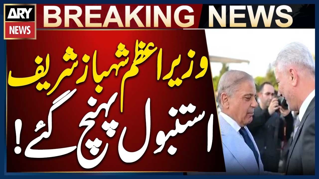 PM Shehbaz Sharif Arrives in Istanbul on Official Visit to T&uuml;rkiye