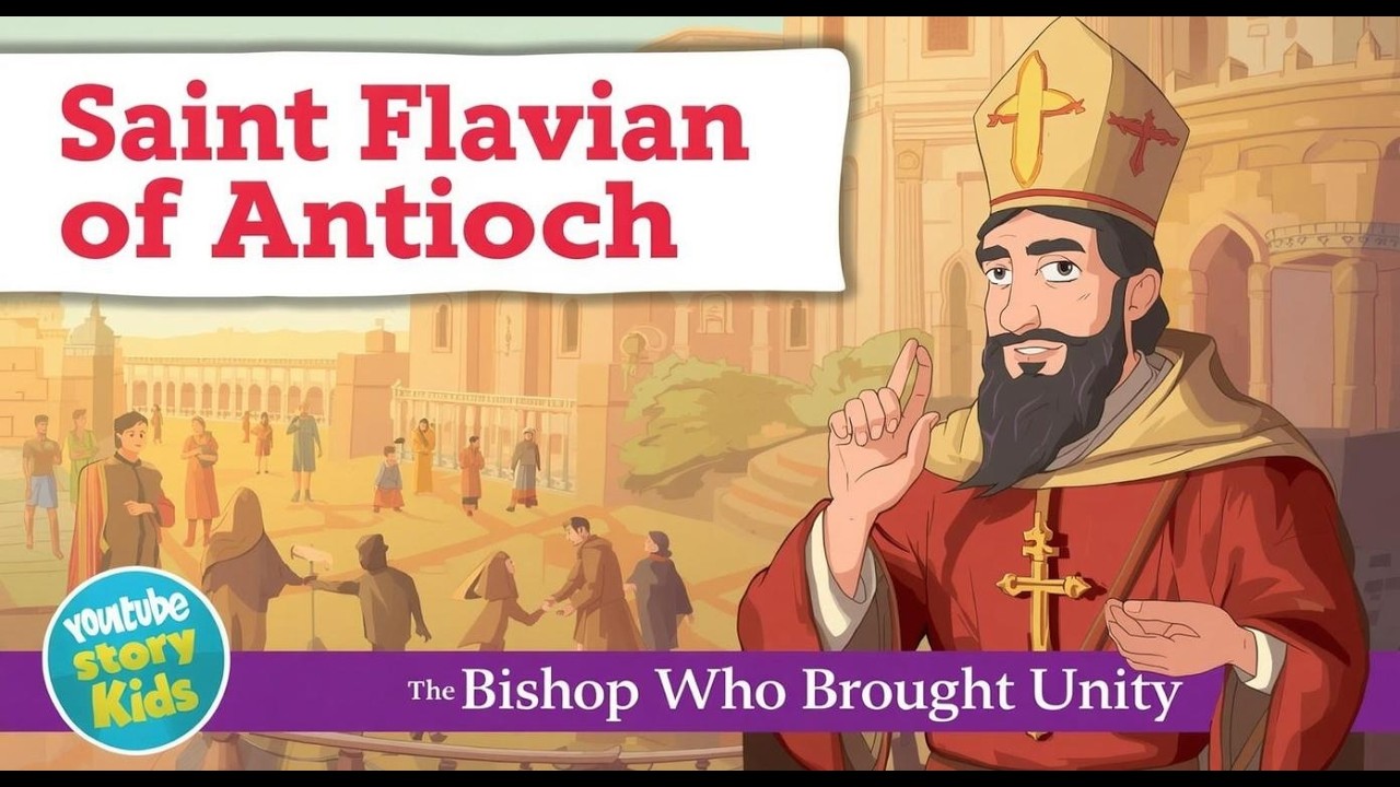 Saint Flavian of Antioch | The Bishop Who Brought Unity | Feast Day Feb 16th | Saint Story for Kids
