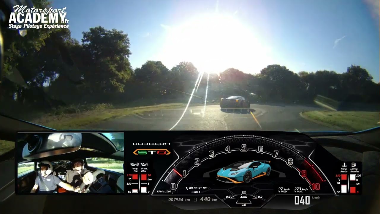 circuit de loheac 35 en LAMBORGHINI HURACAN STO