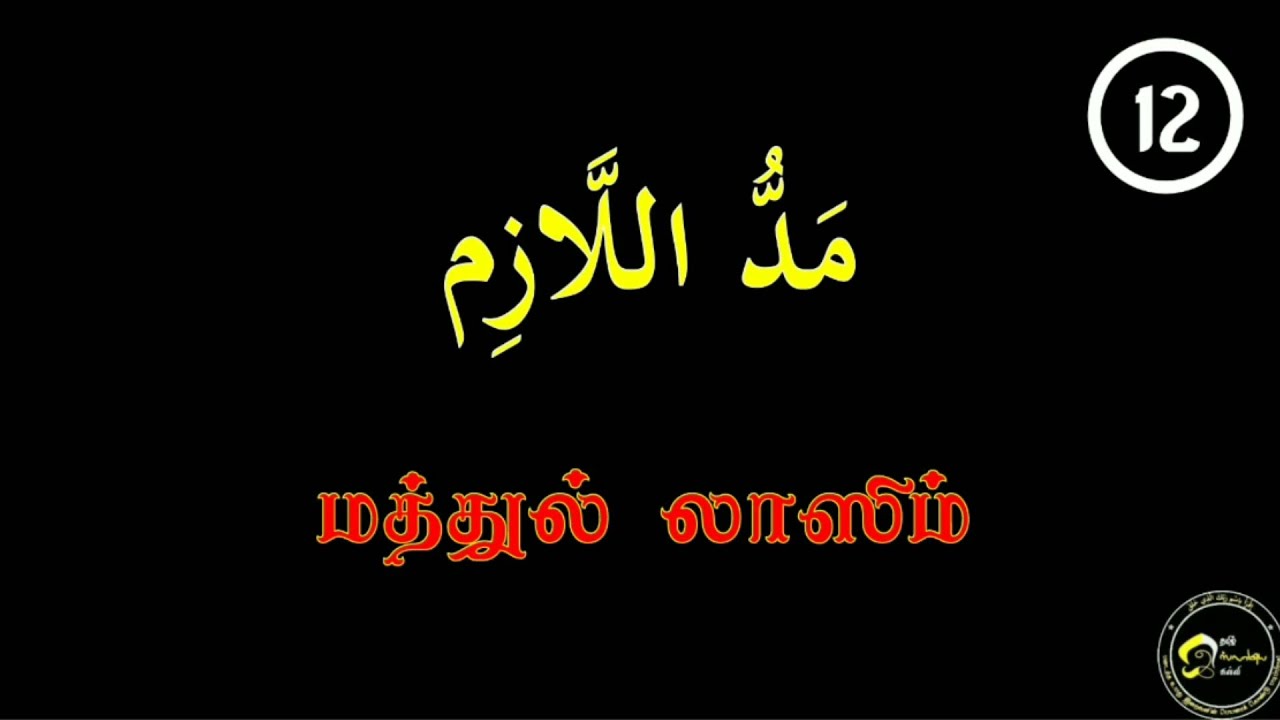 21 - Tajweed Rules - Rules of Madd - 12 - Madd Al Lazim - மத்துல் லாஸிம்