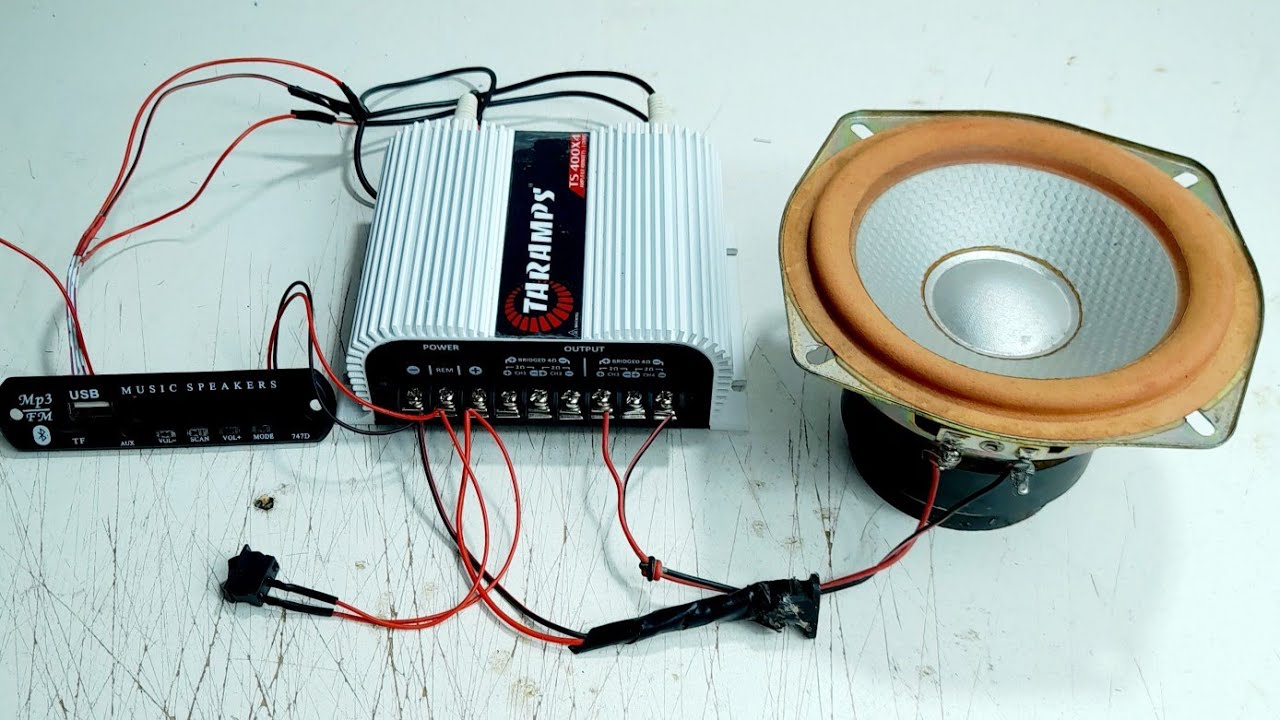 como ligar uma placa decodeficador mp3 em um módulo ts400 da taramps