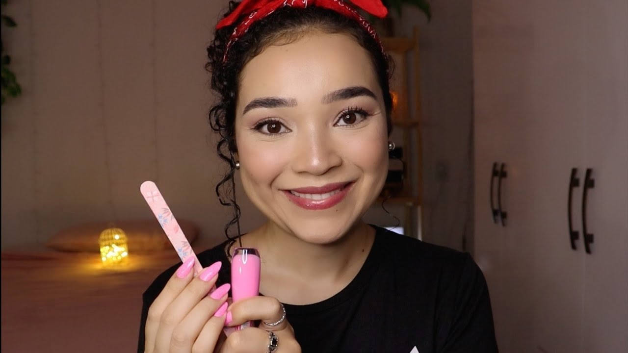 ASMR ♡ Manicure (mascando chiclete) Roleplay