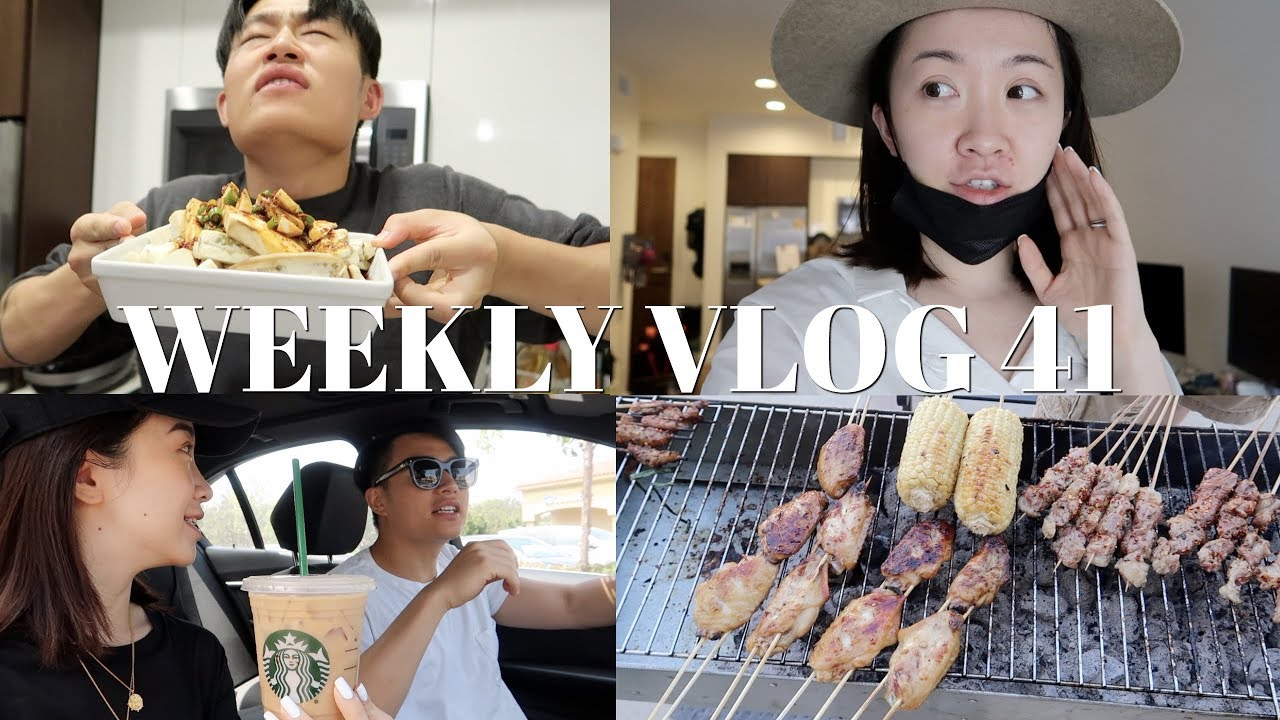 WEEKLY VLOG 41 | 星巴克网红饮料☕️涤纶get不到我的时尚💔周末去烧烤