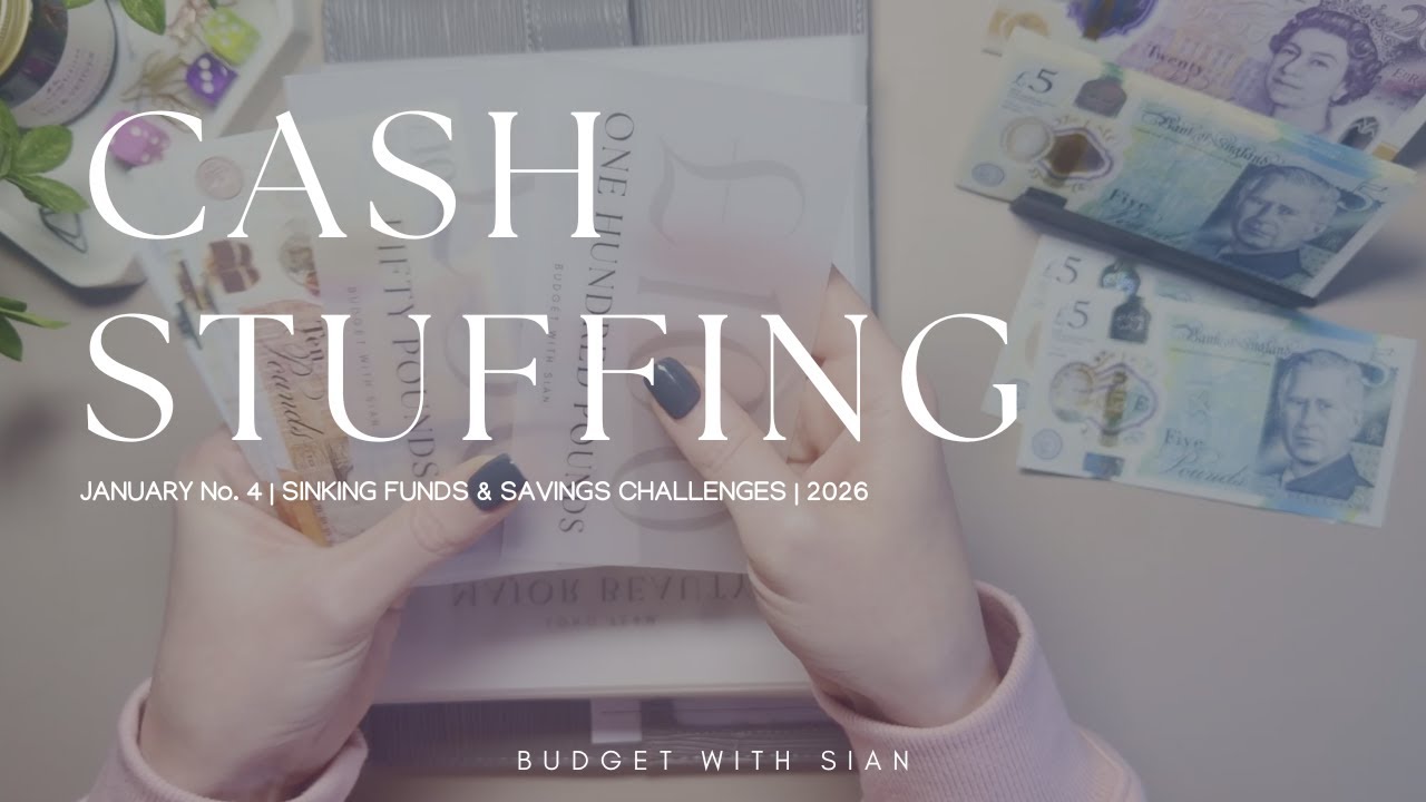 JANUARY No.4 2026 | CASH STUFFING UK | £195 | Savings | Sinking Funds | UK Cash Budgeter