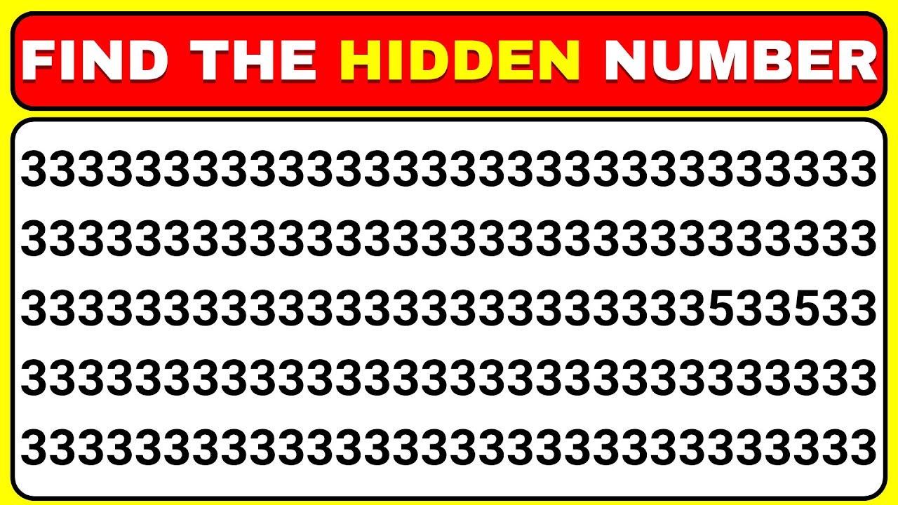 Only 1% Can Find the Hidden Number! | Illusion Challenge Level 44 By Mindful Mosaic 2.0 | Brain Test