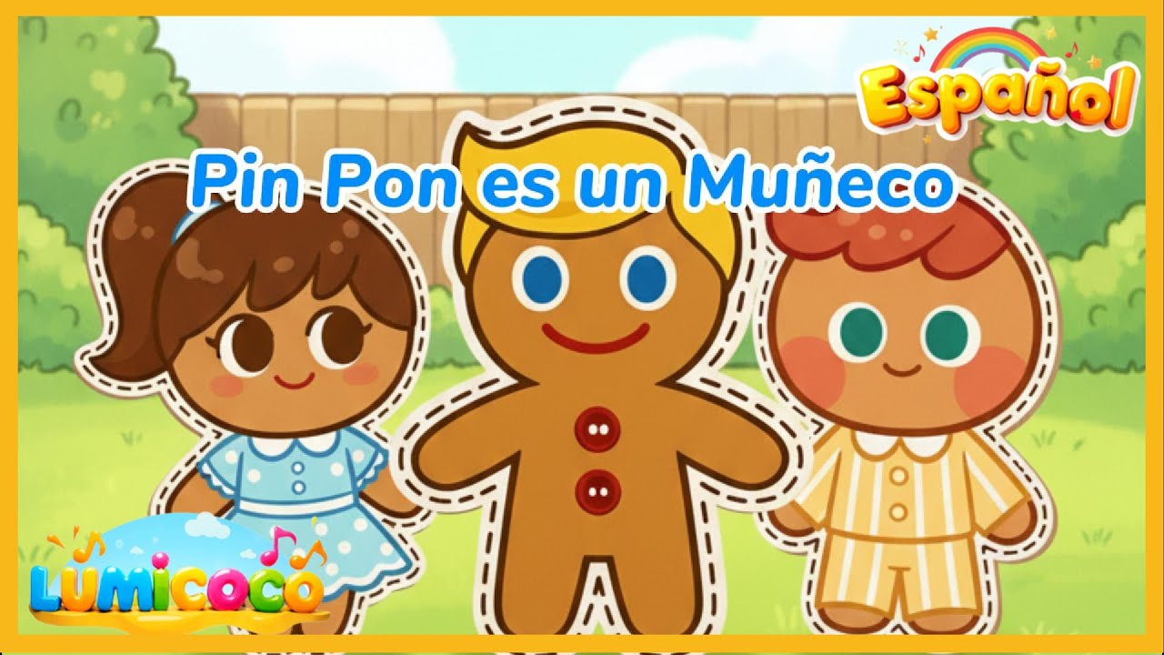 Pin Pon el Muñeco (Remix Moderno) 🧸 Canción Infantil de Acciones para Niños y Bebés