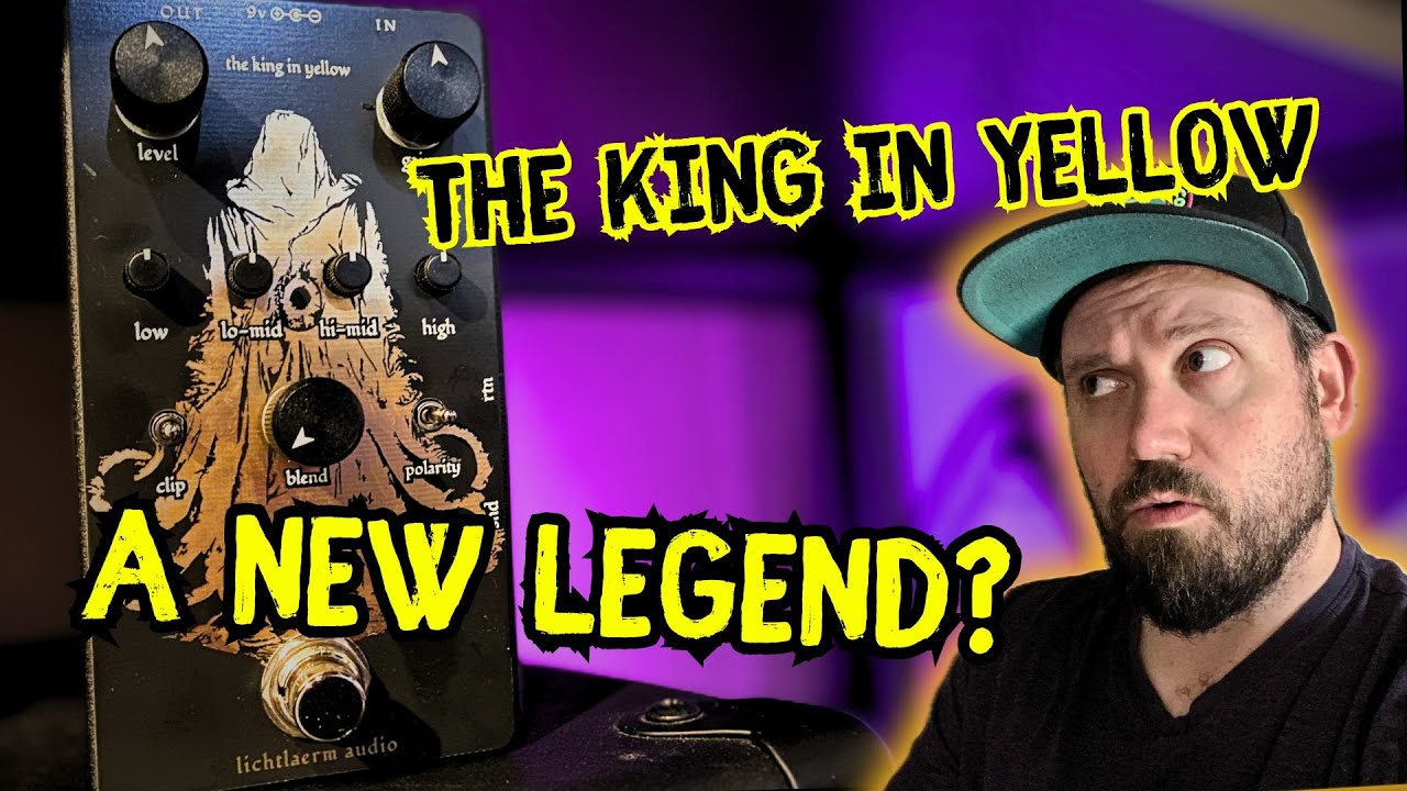 Easily the Best Overdrive Pedal! The King in Yellow (Lichtlaerm Audio)
