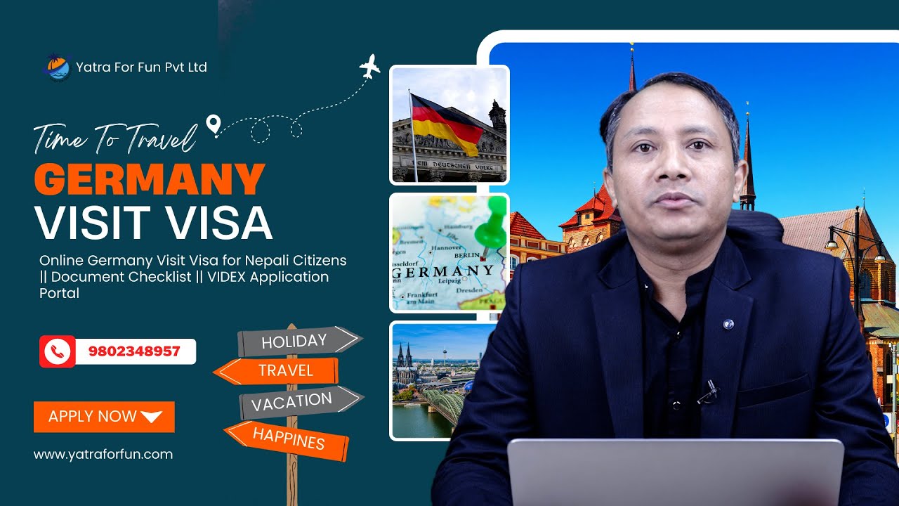 Germany Visit Visa for Nepali Citizens || eVisa Checklist || VIDEX Application Portal |#yatraforfun