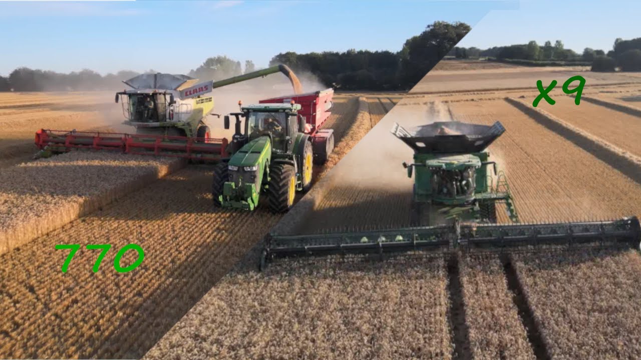 X9+LEXION 770 (ferme des 1000 vaches)