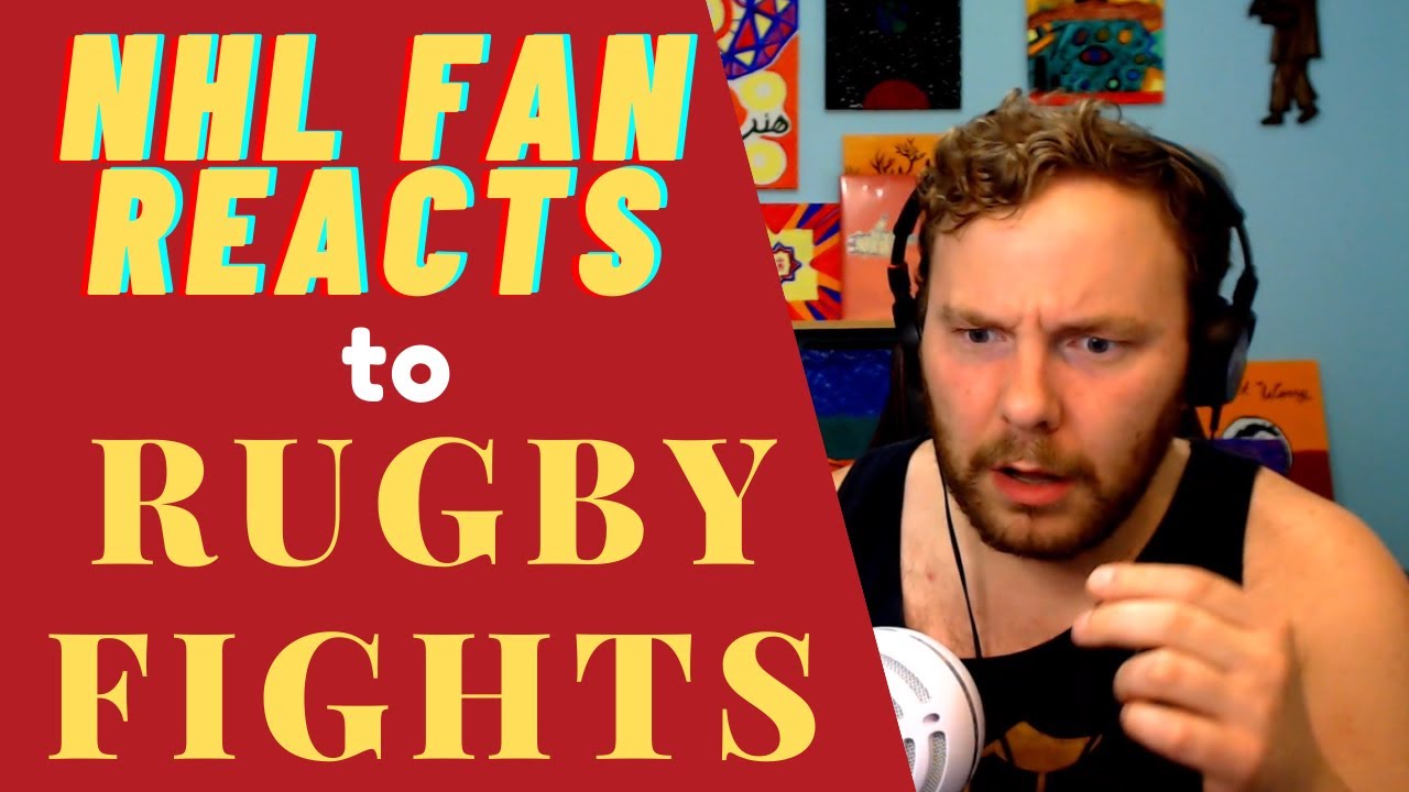 NHL HOCKEY FAN REACTS to When Rugby Players Throw Punches | Rugby Fights | REACTION Video