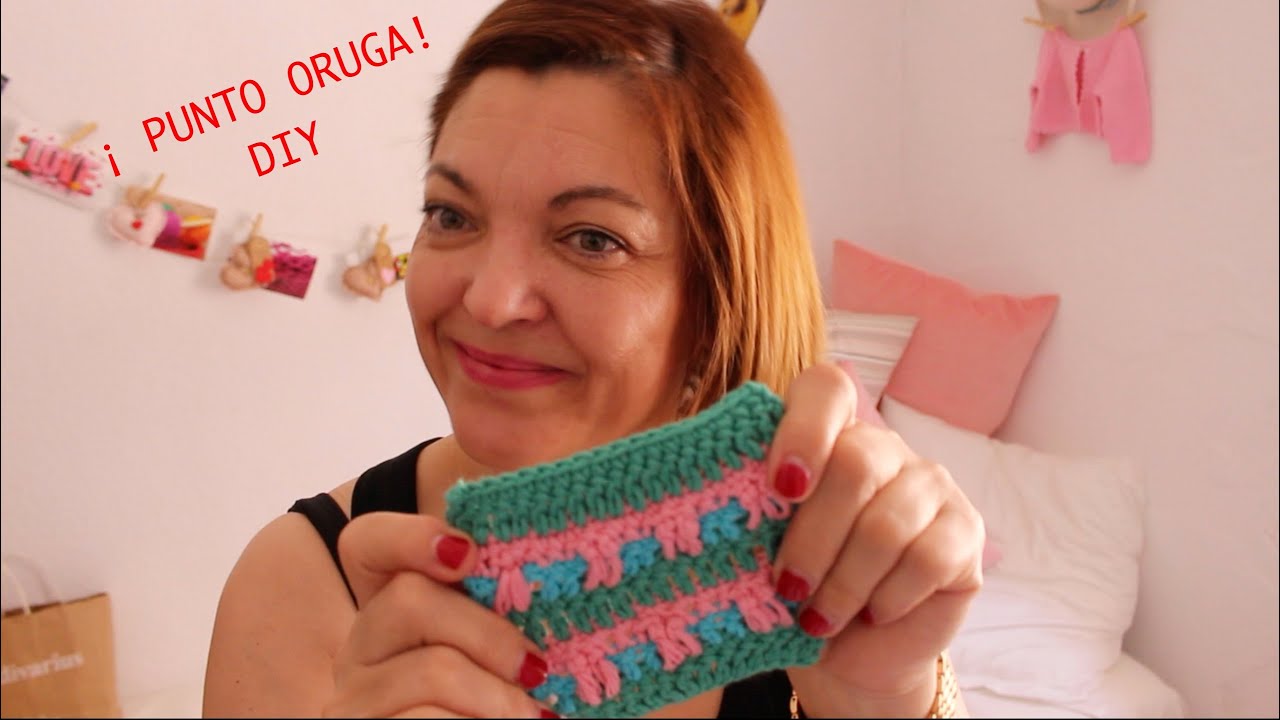 Punto Oruga paso a paso DIY I Point Caterpillar I cucaditasdesaluta
