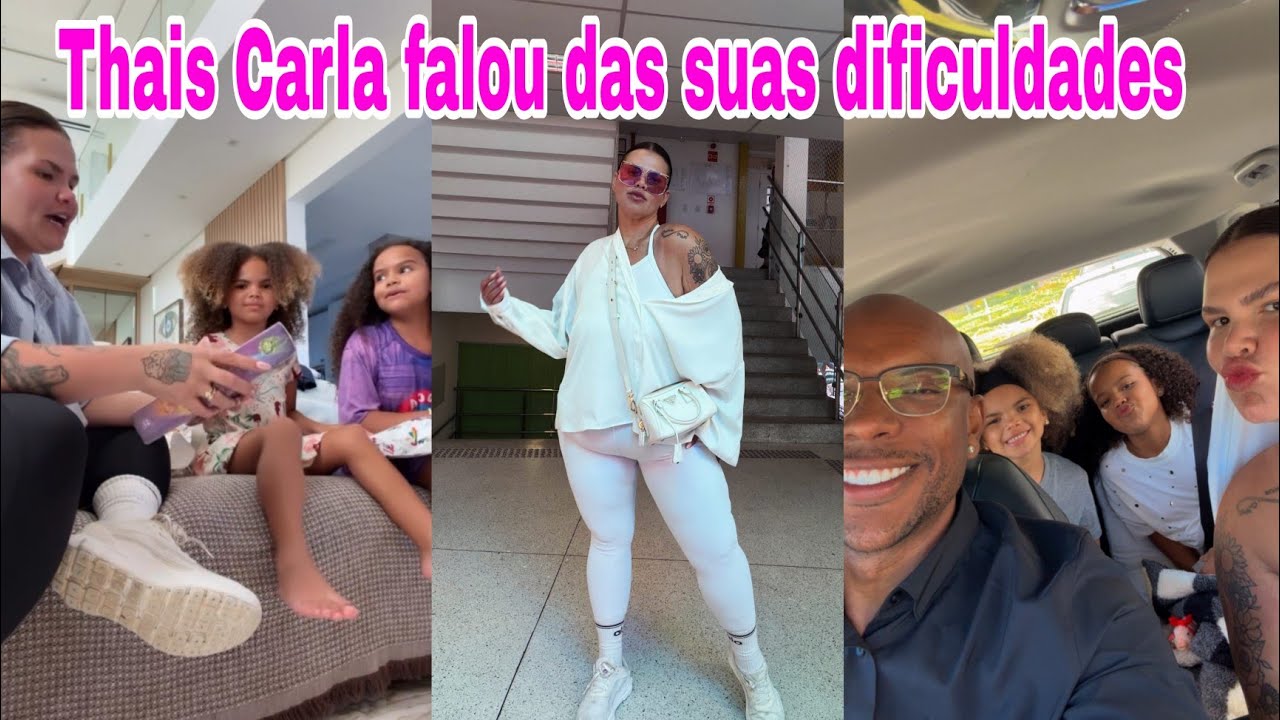 🌟 Thais Carla acompanhou as meninas na escola+falou das suas dificuldades na época que estudava 