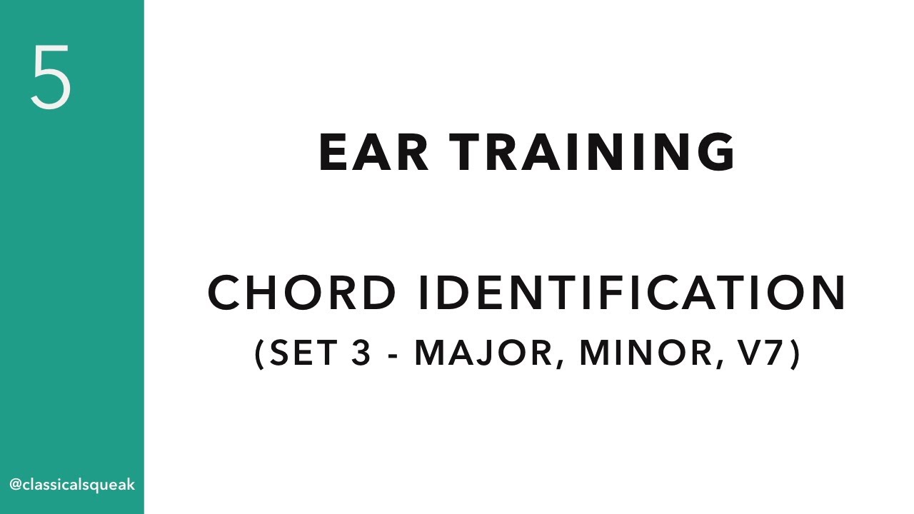 RCM Level 5 Chords (Ear Training - Major, Minor, Dominant Seventh) | Set 3