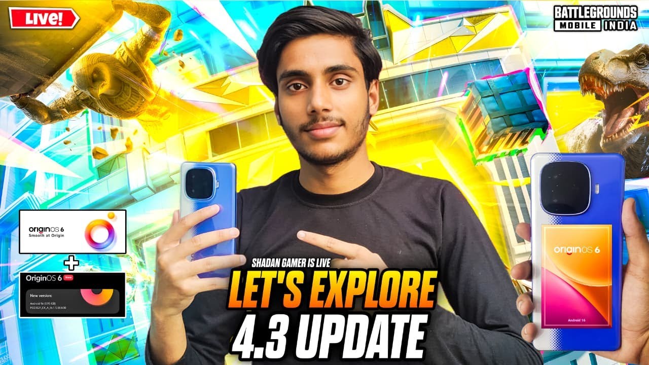 FINALLY BGMI 4.3 UPDATE IS HERE😍 ! IQOO NEO 10R 120 FPS PERFORMENCE TEST🔥WITH HANDCAM #iqooneo10r