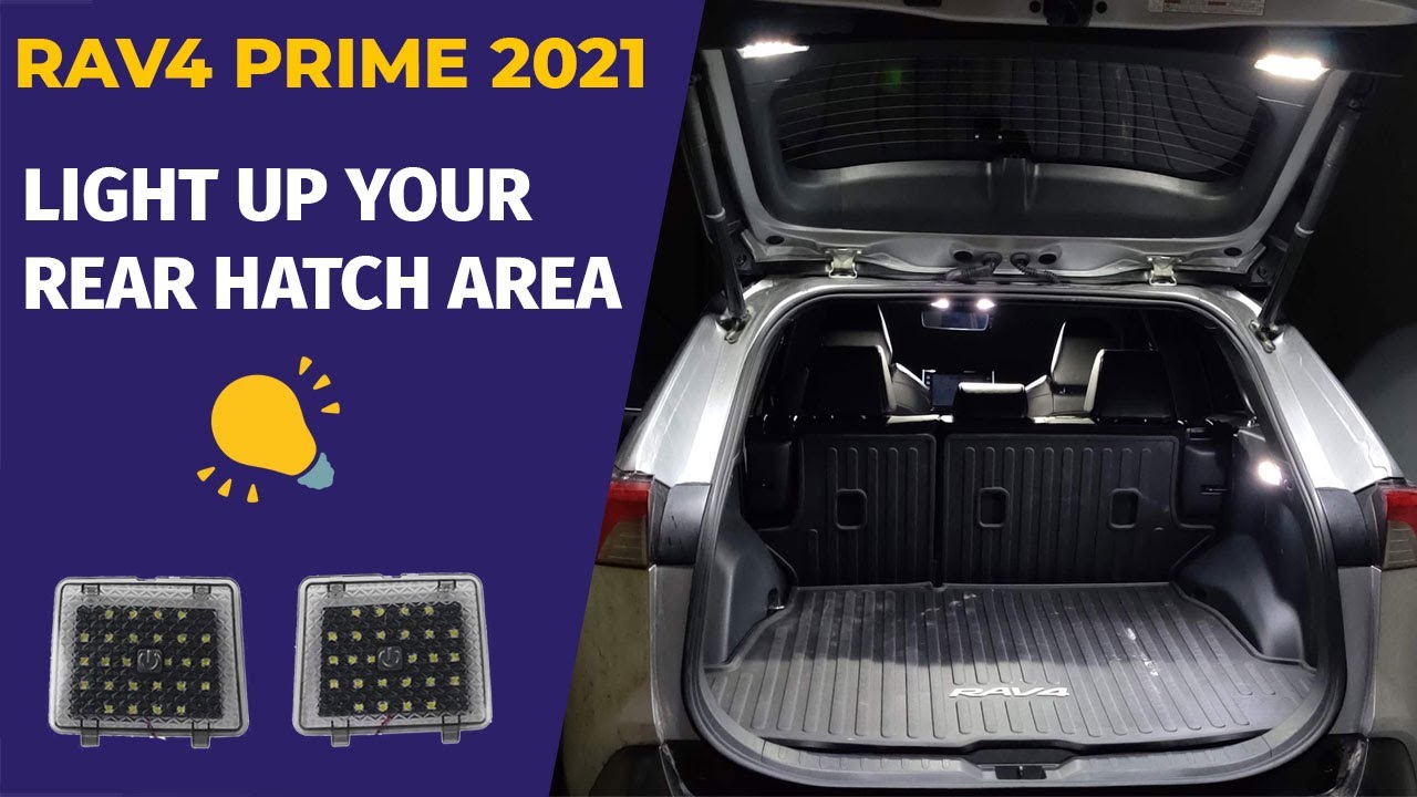 How to light up your Rear Hatch area 💡 - 2021 Toyota RAV4 Prime