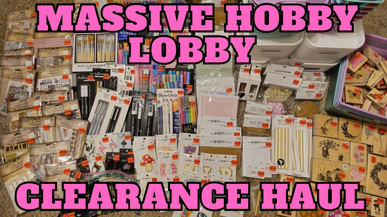 February Hobby Lobby Clearance Haul
