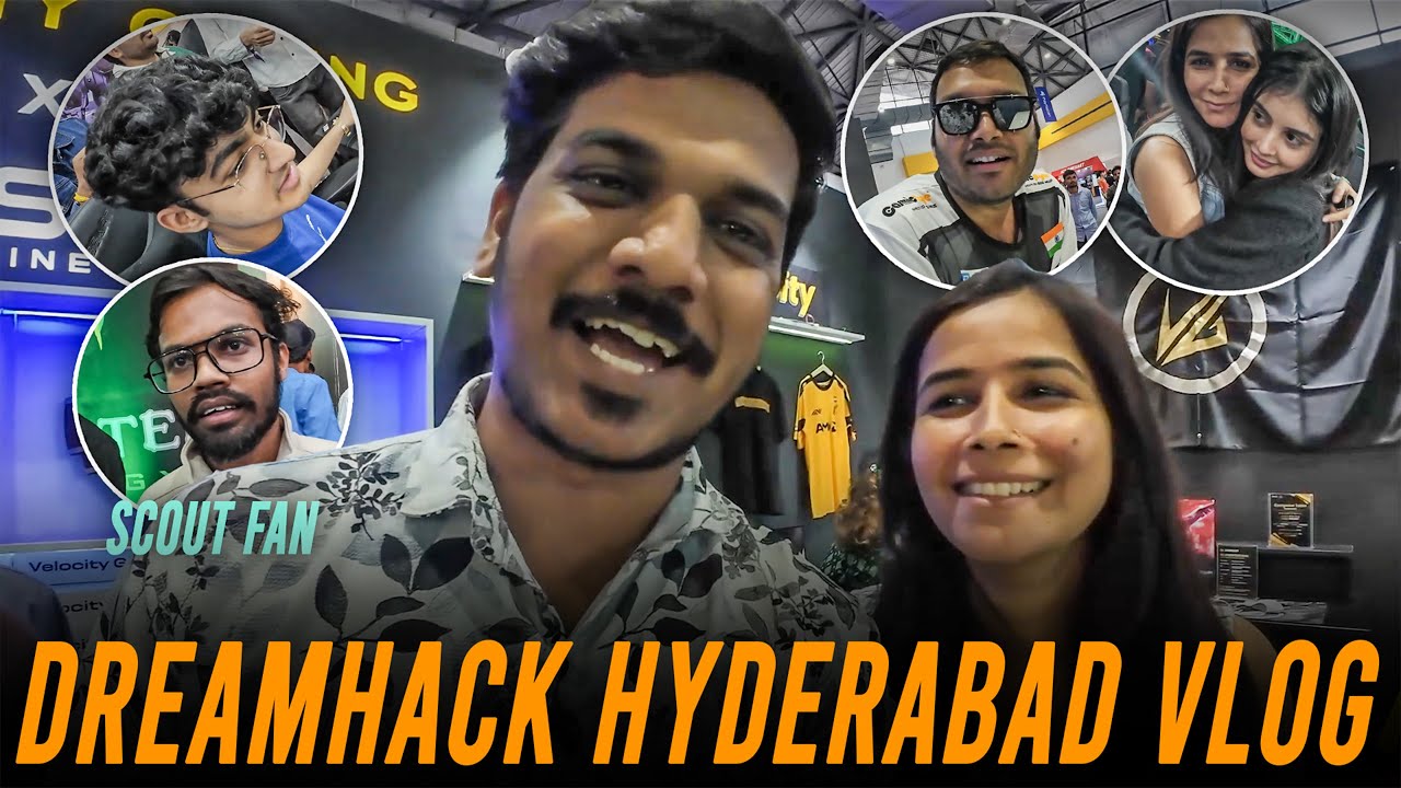 VLT Anna ne Muje Saare Merch Free Diya | Day 2 Dreamhack X Comicon HYD 2024 with Wife Nisha