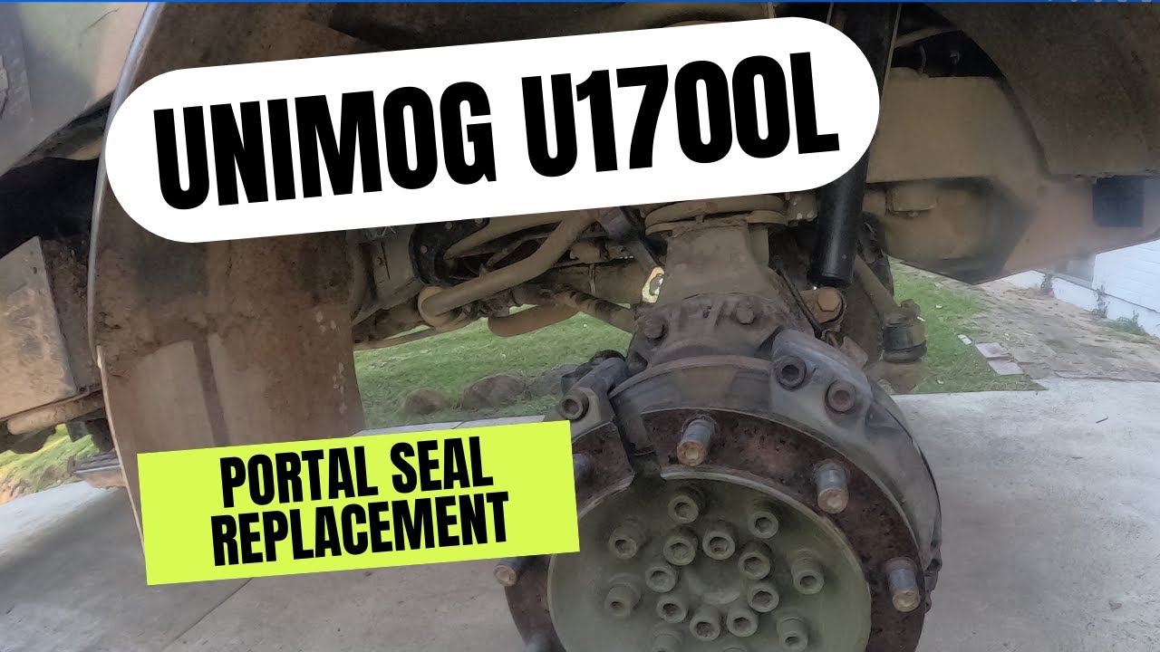 Unimog U1700L  Portal seal replacement