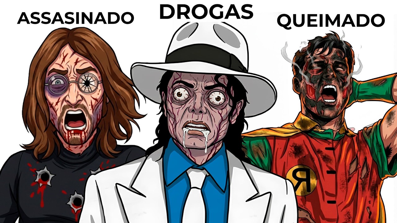 Como MORRERAM Todas as Celebridades Famosas pt2