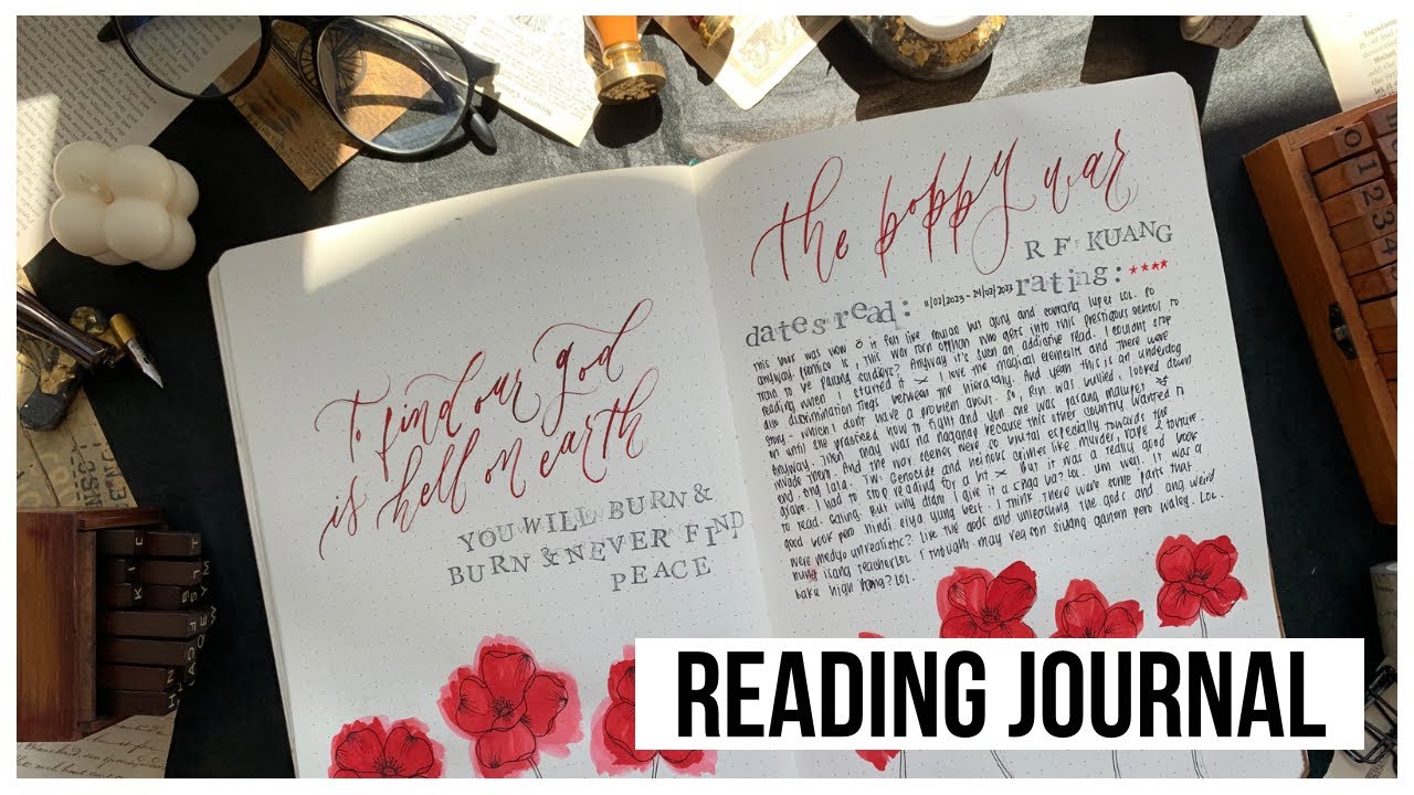 Reading Journal Update | Creative Book Journal Spreads