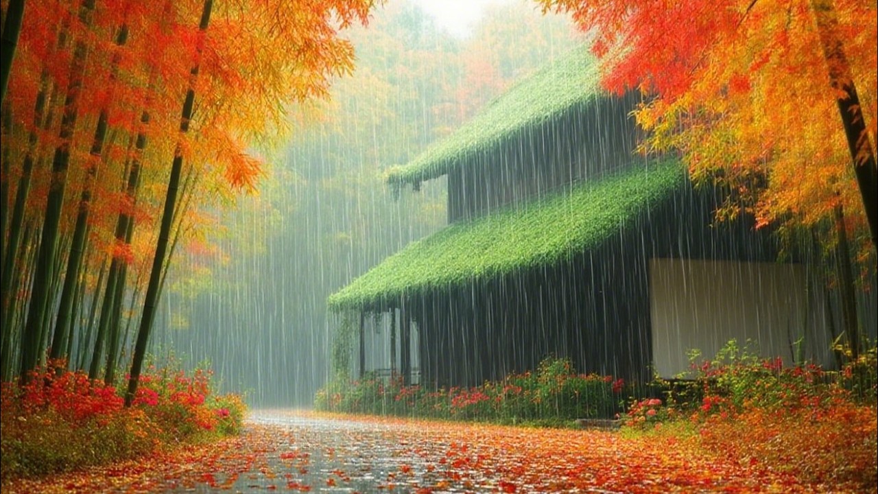 Healing Piano Music with Rainfall – Relax & Recharge