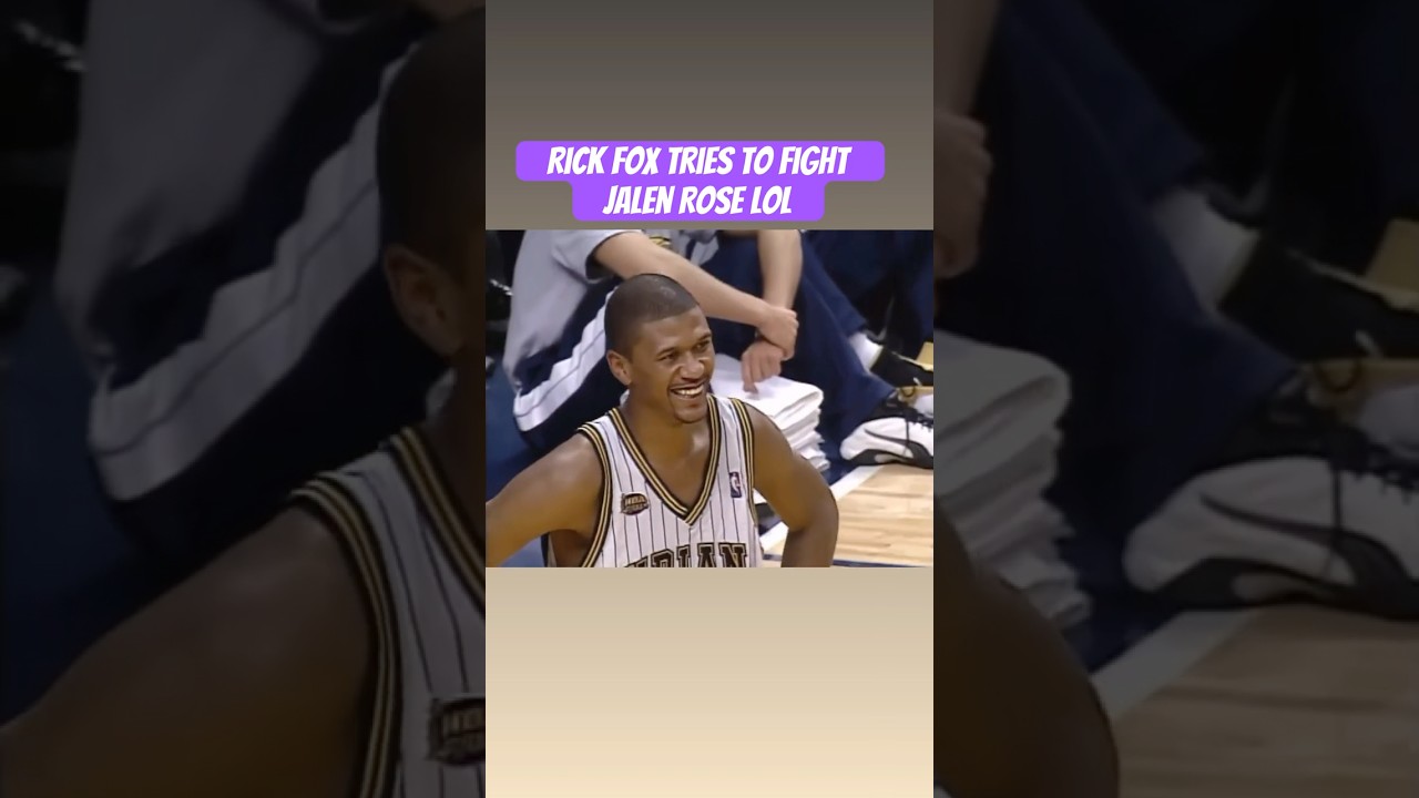 Rick Fox￼ tries to fight Jalen Rose in NBA finals ￼lol