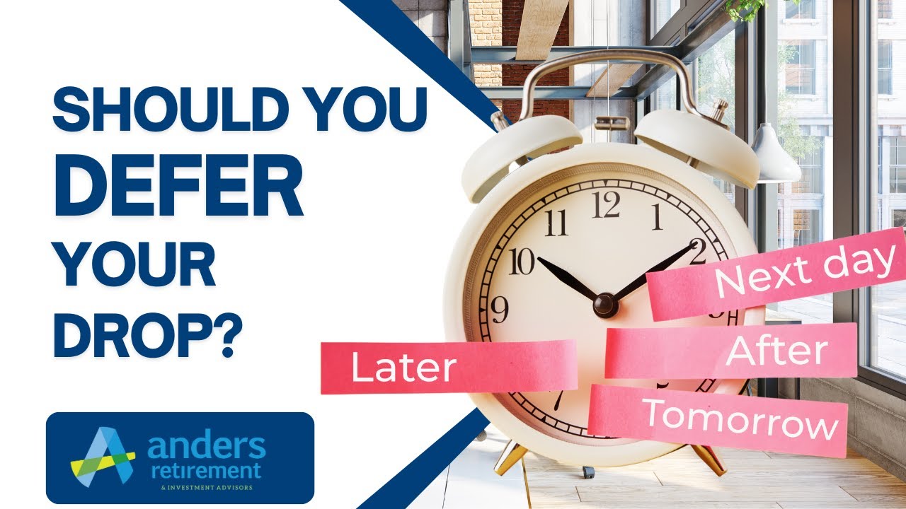 Should You Wait to Enter FRS DROP / Florida Retirement System DROP Enter Deadline
