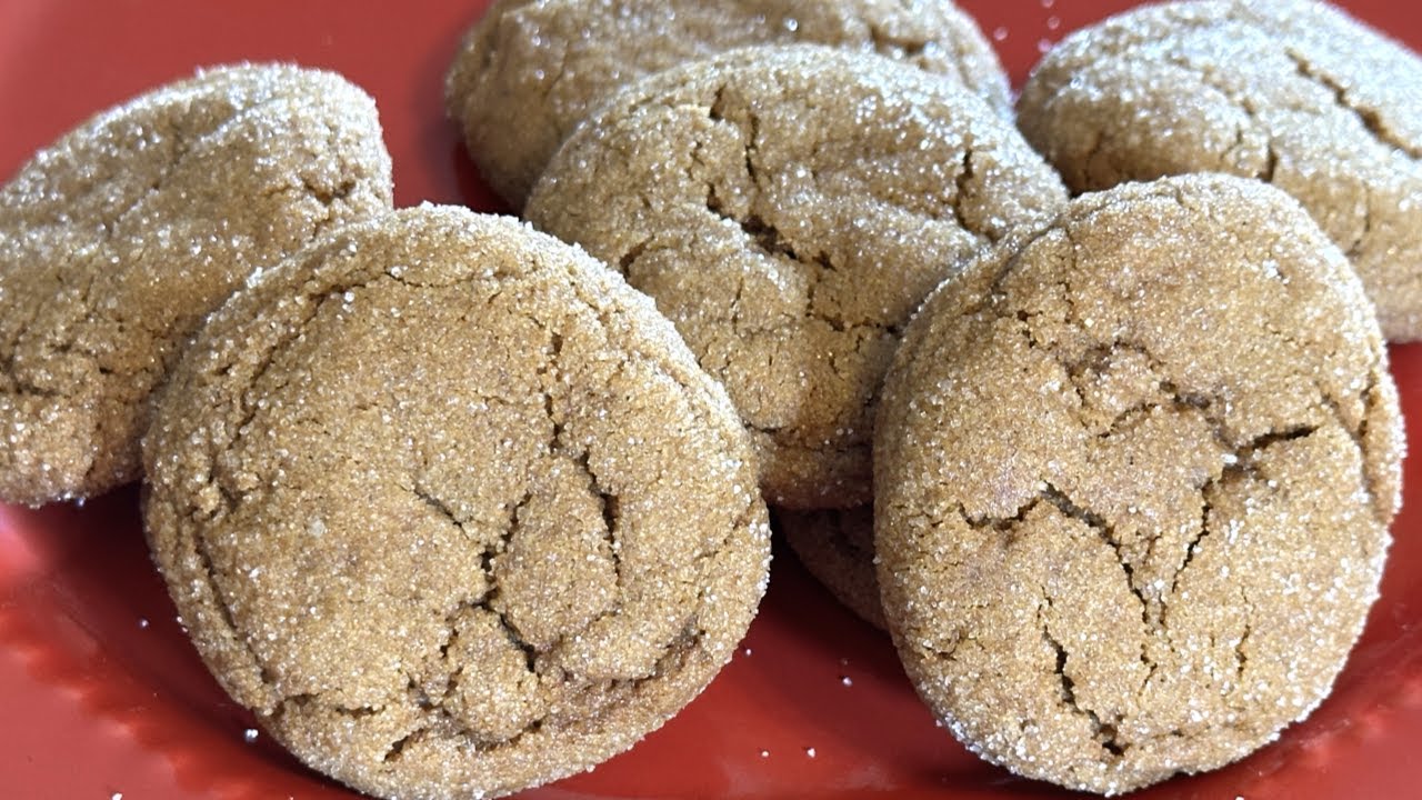 Classic Soft and Chewy Ginger Molasses Cookies