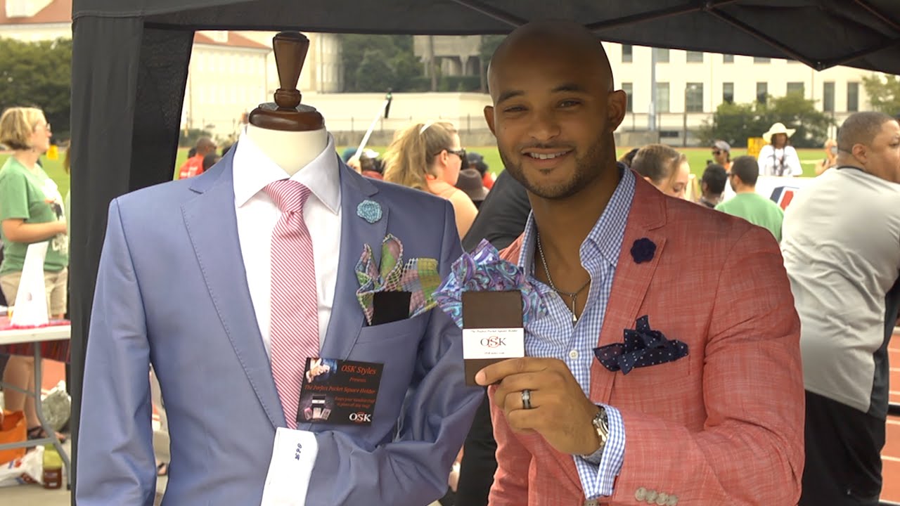 Omar Kinnebrew from OSK Styles: The Perfect Pocket Square Holder