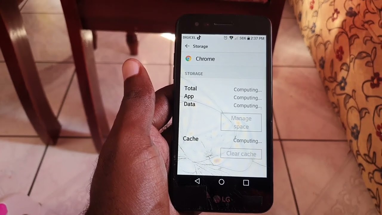 LG Phoenix 3 Clear App Cache