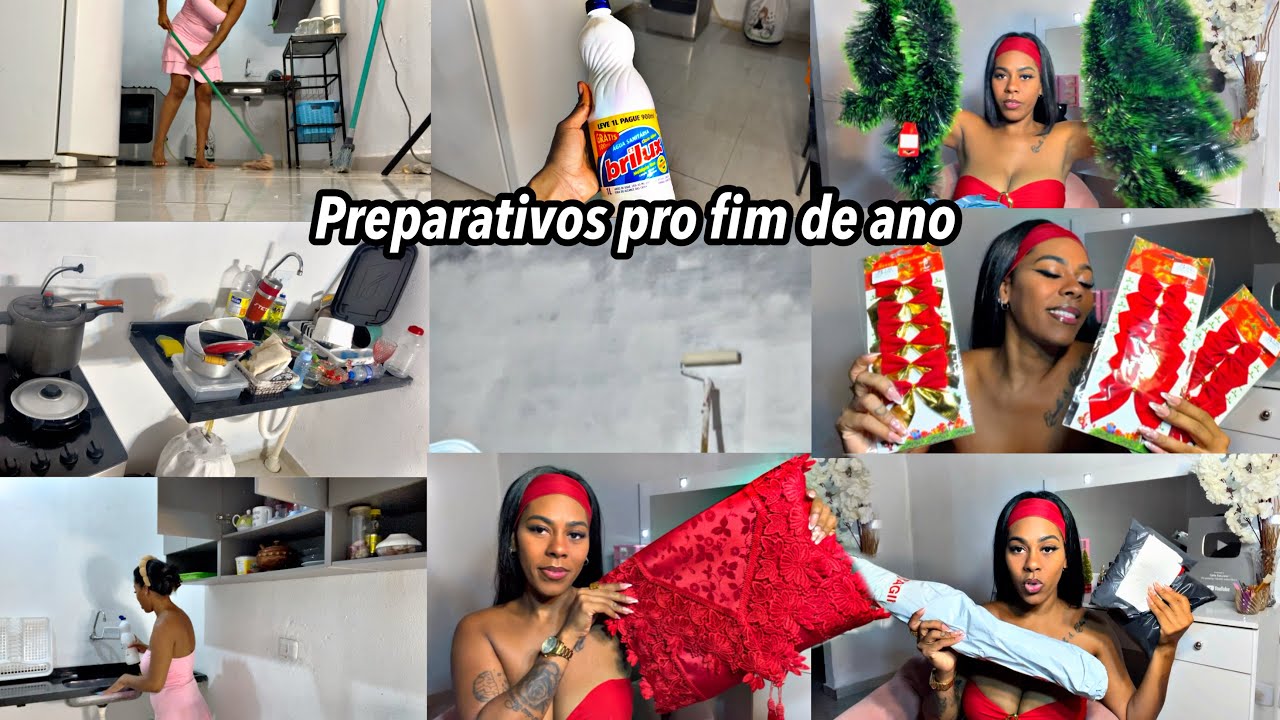 Pintando a casa, decoração de natal, faxina na cozinha