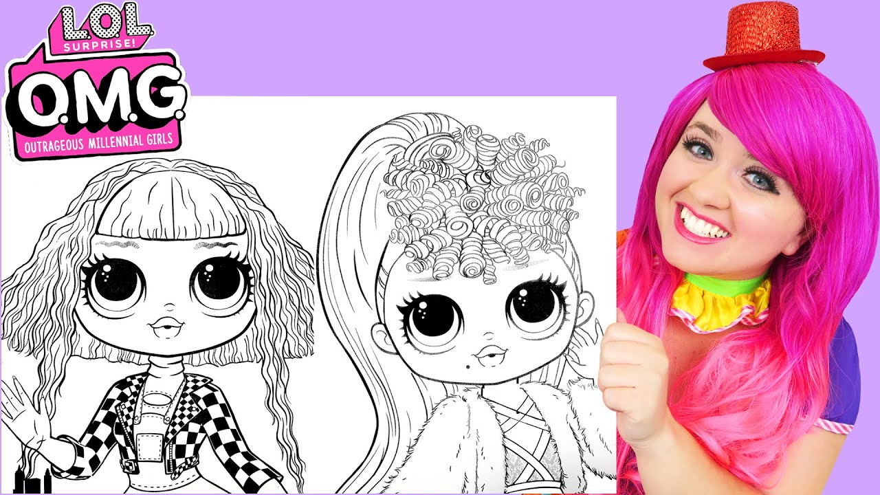 Coloring LOL Surprise O.M.G. Dolls!