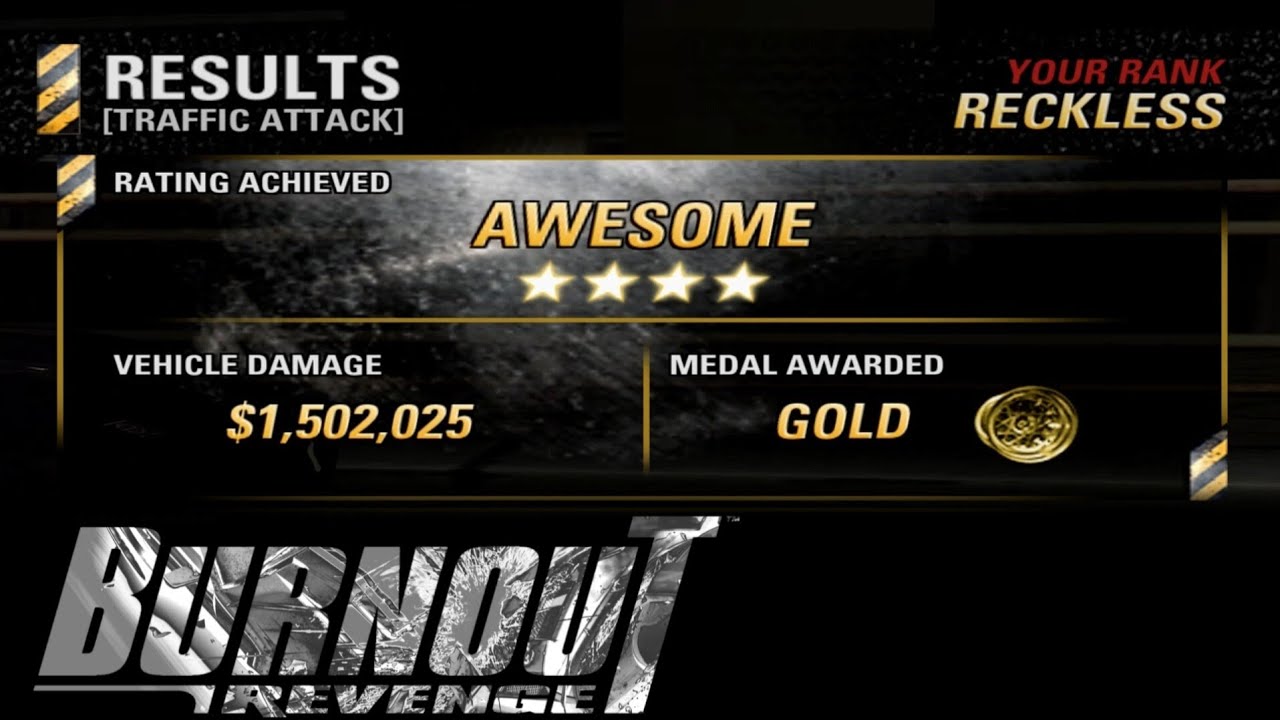 Traffic Attack (Long Forward) | Central Route | World Tour | Burnout Revenge