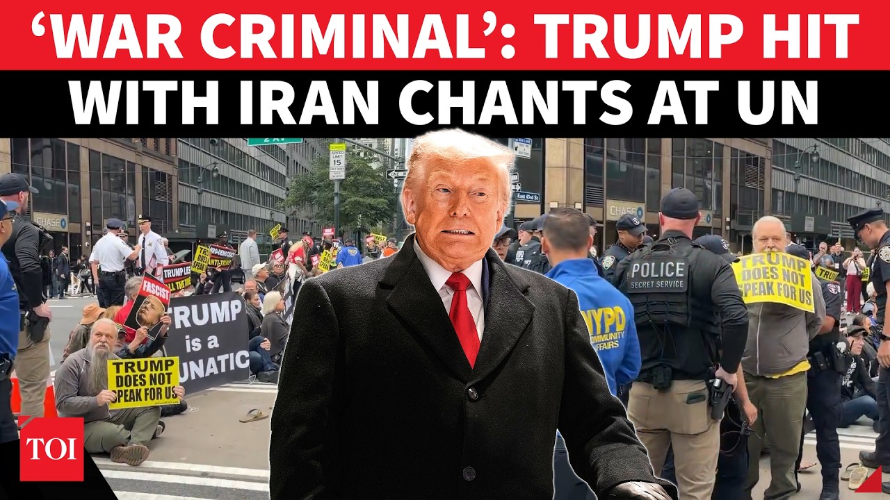ON CAM: Trump Faced With CHAOS At UN; Iran Protests Trigger 'WAR CRIMINAL' Chants