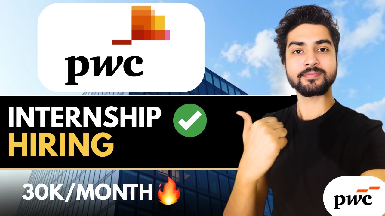 PWC набирает стажеров🔥Подайте заявку прямо сейчас | Прием на работу вне кампуса