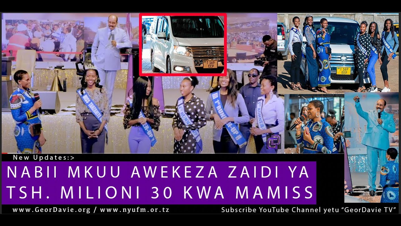 Dkt. GeorDavie atoa Gari na zawadi za washindi wa Miss Tanzanite Manyara - GeorDavie TV
