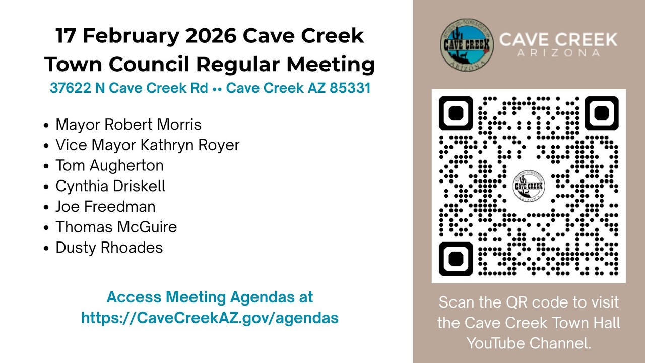 17 Feb 2026 Cave Creek Town Council meeting