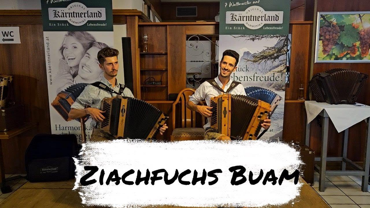 Kärntnerland Harmonika Hausmesse mit den Ziachfuchs Buam Hubert und Josef Fuchs Live Mittschnitt