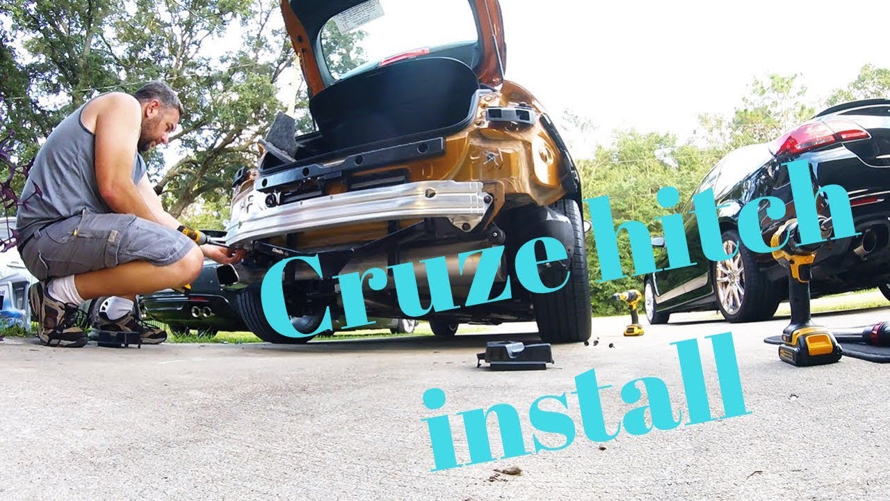 2016 and up Chevy Cruze trailer hitch install