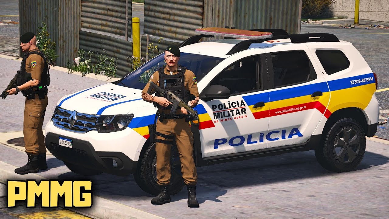 PMMG NAS RUAS | INDIVÍDUO DEU FUGA DA NOSSA EQUIPE E OLHA NO QUE DEU - POLICIA NO GTA 5